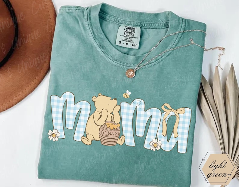 Mama Bear Shirt, Comfort Colors Mama t shirt, Mum to be Gift image 3
