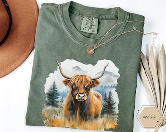 Skottland T-shirt, Storbritannien T-shirt, Rundkrage Skottland, Matchande presenter Familjeresa, Edinburgh Souvenir, Skottland Present till Skotsk Älskare