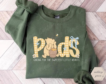 Pediatric Nurse Sweatshirt, Peds Nurse Crewnecks, Peds Nursing Student
