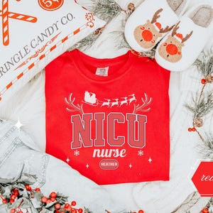 Nicu Nurse Shirt, Neonatal Icu Shirts, Christmas Nicu Nurse Shirt, Gift for Nicu Nurse, New Nurse Gift, Nicu Nurse T Shirt