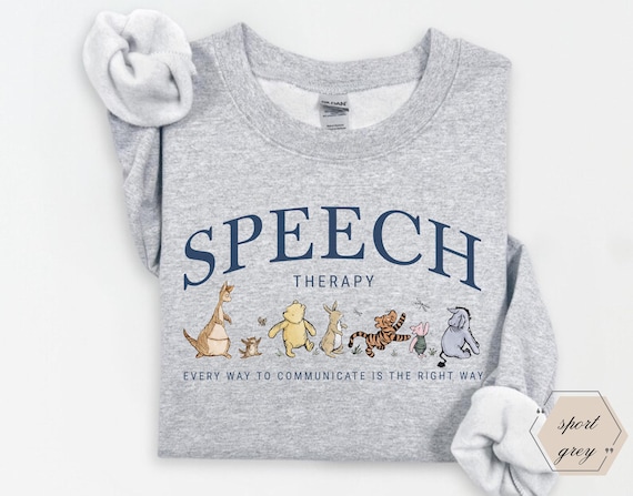 SLP Sweatshirt, Speech Therapy Sweater, SLP Gifs
