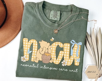 Camiseta de enfermera de la UCIN, Camiseta de la unidad madre-bebé, Unidad de Cuidados Intensivos Neonatales