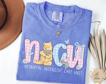 Camiseta de enfermera de la UCIN, Camiseta de la unidad madre-bebé, Unidad de Cuidados Intensivos Neonatales