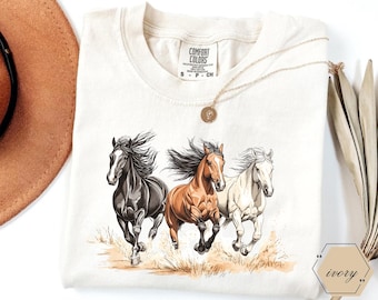 Horse Shirts, Comfort Colors Horse, Gift For Horse Lover
