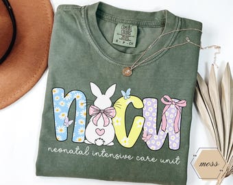 Nicu Easter, Nicu Nurse Shirt, Neonatal Intensive Care Unit Tshirt, Nurse Easter Day Shirts