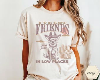 Camiseta para mamá chihuahua, camiseta chihuahua, camiseta para papá chihuahua, regalo chihuahua para hombres, regalo para amantes de los chihuahuas, chihuahua vaquero desgastado