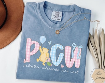 Pediatric Icu Nurse Shirt, Picu Nurse Shirt, Picu Nurse Tshirt, Nurse Graduate Gift, Picu Crewneck Shirt, Comfort Colors Nurse Shirt