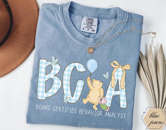 BCBA shirt, Comfort Colors BCBA, Behavior Analyst Shirt