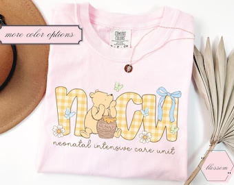 Camiseta adorable de enfermera de la UCIN, camiseta de la unidad madre-bebé, unidad de cuidados intensivos neonatales