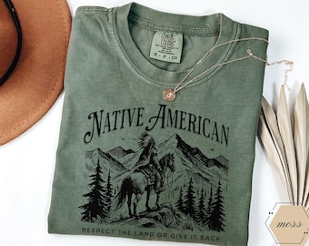 Maglietta per la sensibilizzazione sulle donne indigene scomparse e assassinate (MMIW): orgoglio dei nativi americani, maglietta per donne indigene