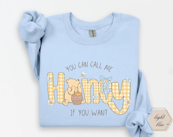Pooh Sweatshirt, Honey Sweater, Pooh gifts