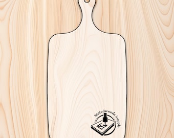 Paddle Style Cutting Board or Charcuterie Board Router Template | High Quality  Acrylic Laser Cut Woodworking Template