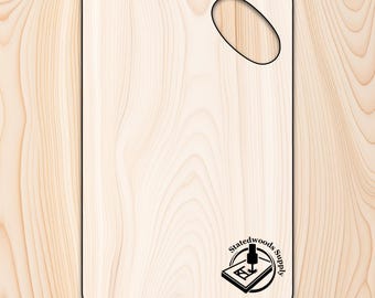 Thumb Handle Cutting Board or Charcuterie Board Router Template | High Quality  Acrylic Laser Cut Woodworking Template