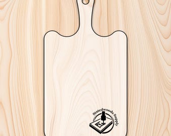 Drip Handle Cutting Board or Charcuterie Board Router Template | High Quality  Acrylic Laser Cut Woodworking Template