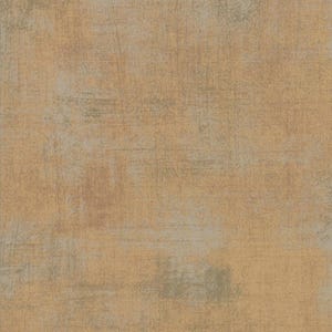 May include: A textured fabric with a distressed appearance. The color palette includes shades of tan, brown, and gray, creating a vintage or industrial aesthetic. The surface has visible brushstrokes and a worn look.
