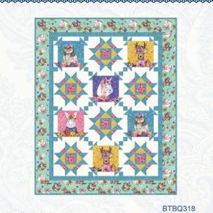 Playing A-Round Quilt PATTERN by Bound To Be Quilting BTBQ318 Block Panel Friendly