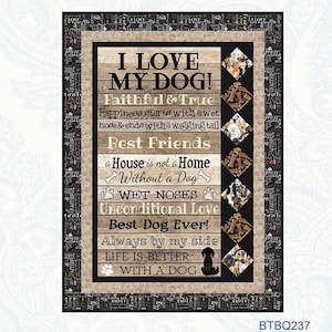 Sidebar Quilt PATTERN by Bound To Be Quilting BTBQ237 Panel Friendly