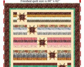 Star Crossed Quilt PATTERN by The Fabric Addict PTNB0355 2.5" Strip Friendly Quilt Pattern