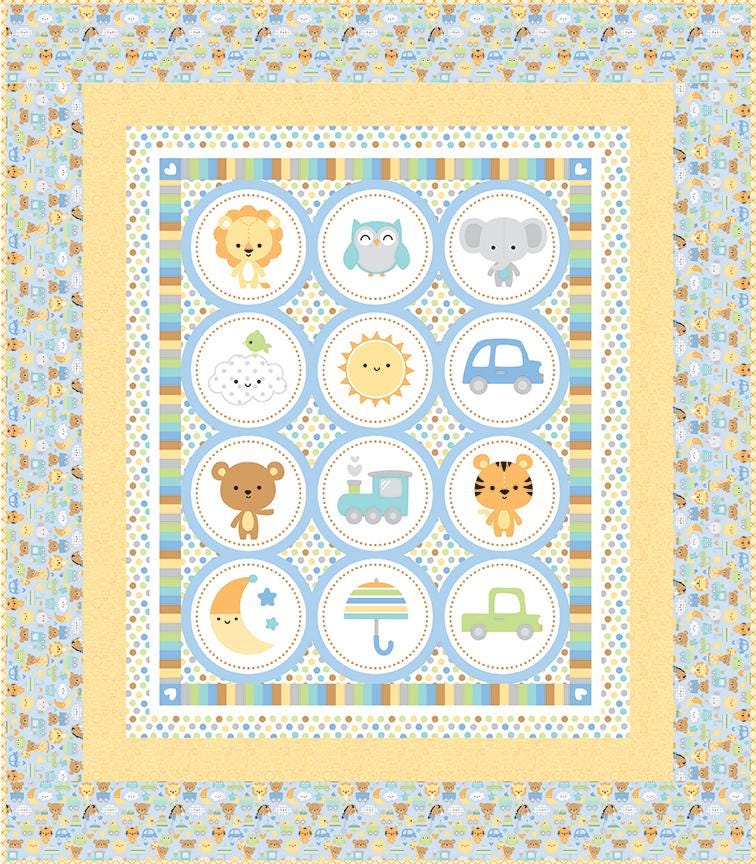 Special Delivery Panel Quilt Kit by Riley Blake Designs - Etsy