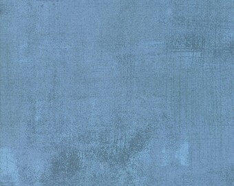 Grunge by Basic Grey for Moda-- Faded Denim Blue (30150 387) Sold by the Half Yard