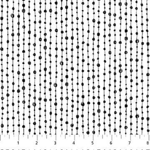 May include: Black and white abstract pattern with small circles arranged in vertical lines.