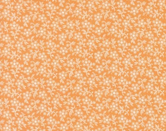 Denim Daisies by Fig Tree Quilts for Moda Peach Vine Print (35386 14) Sold by the Half Yard