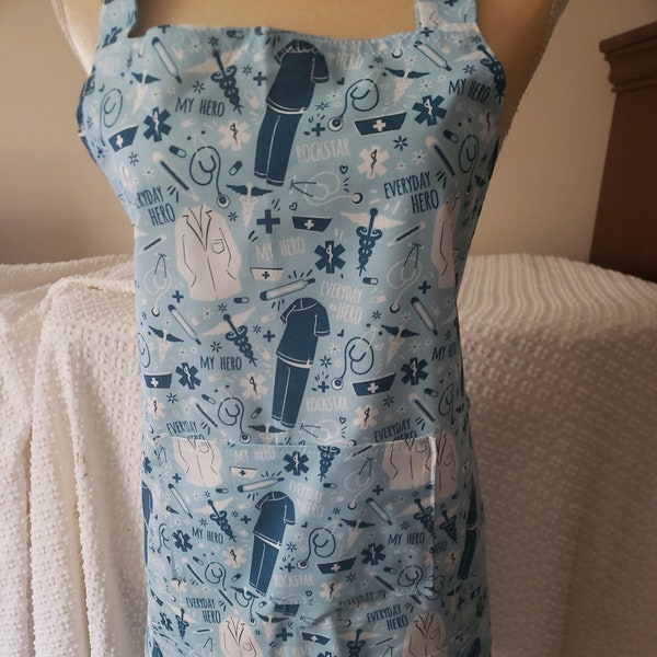 Medical themed apron