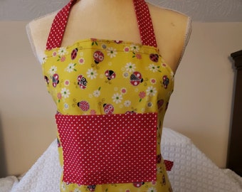 Lady Bug Themed Apron