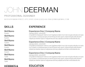Simple Resume Template