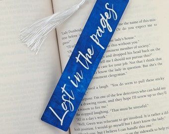 Wood Lost in Pages Bookmark