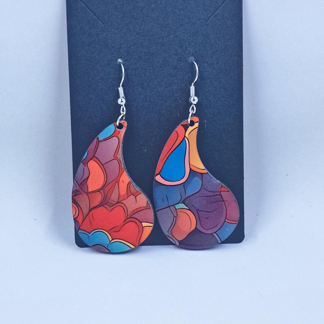 Abstract Drop Earrings main image 0
