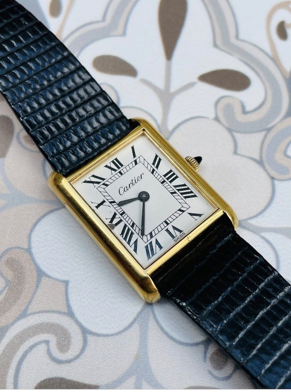 Cartier tank manual wind Gem