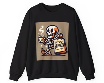 Let's Go Halloween Shopping Unisex Heavy Blend™ Crewneck Sweatshirt