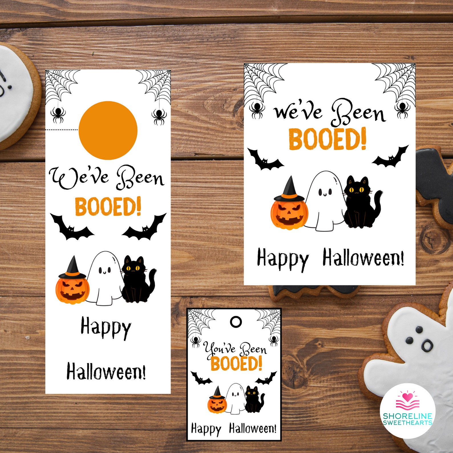 You've Been Booed Halloween Kit, Printable Gift Tags (instant Download ...