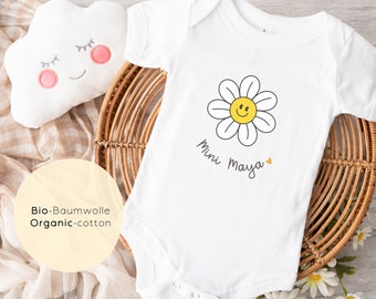 Personalisierter Babybody Mini Nachname Baby, Neugeborenes,  Name personalisiert, minimalistischer Body, Schwangerschaft Ankündigung Geburt