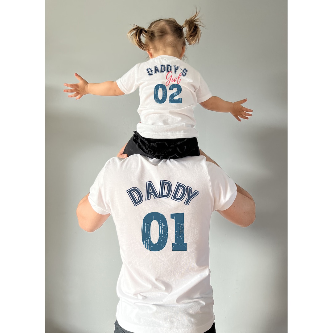 Dad Daughter Matching Outfits, Personalized Tshirt Father and Son — free download