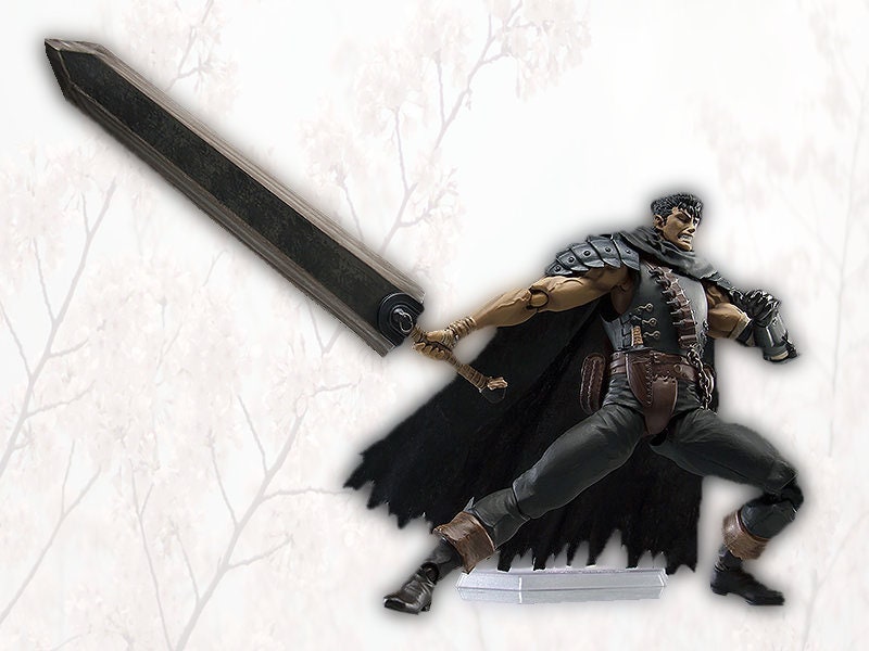 Anime Berserk Cosplay Guts Dragon Chopping Sword Prop Black Great Sword  102cm Weapon Role Play Gift Safety PU Sword - AliExpress