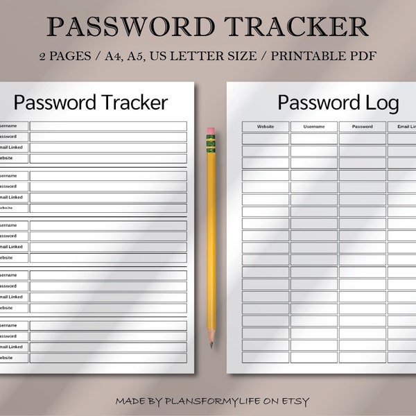 Monthly Bill Tracker Printable, Bill Payment Checklist,bill Organizer ...