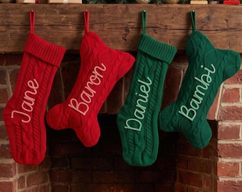 2026 Personalized Christmas Stockings • Family Stockings • Holiday Home Decor
