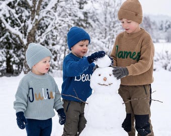 Personalized Swetaer • 0-5 Years Old Sweater • Baby Shower Gift • Handmade Name Sweater