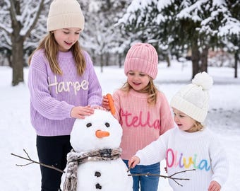 Personalized Swetaer • 0-5 Years Old Sweater • Baby Shower Gift • Handmade Name Sweater