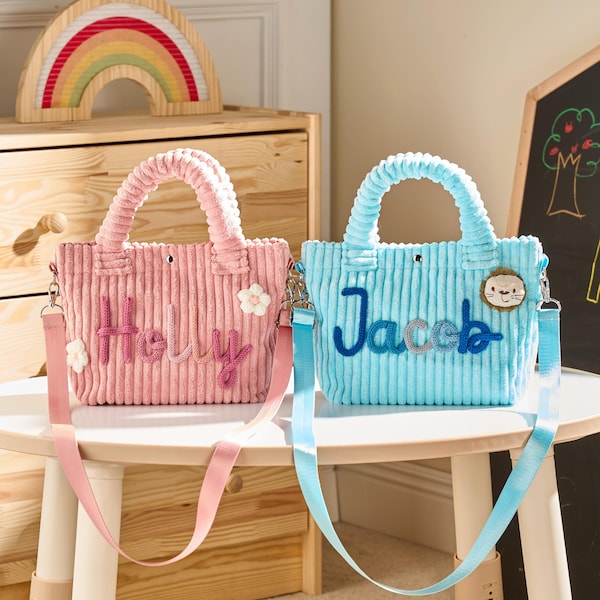 Personalized Kid Crossbody Bag • Toddles Tote Bag • Kid Gift • Back to School