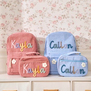 Sac à dos et sac à lunch personnalisés • Cadeau pour la rentrée scolaire • Sac à lunch pour l'école • Rentrée scolaire • Cadeau pour enfant
