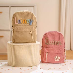 Sac à dos personnalisé pour enfant • Cartable • Rentrée scolaire • Cadeau pour enfant • Sac à dos pour tout-petit
