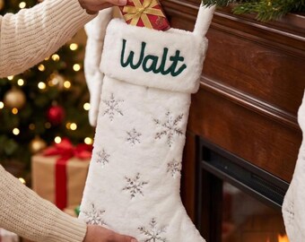 2026 Personalized Christmas Stockings • Family Stockings • Holiday Home Decor
