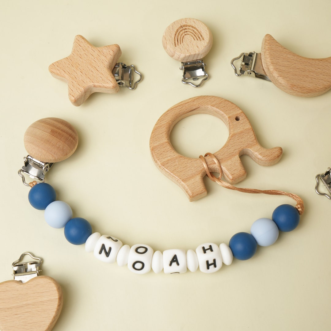 Dummy Clip With Personalized Name Dummy Clip Dummy Chain Etsy