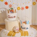 Personalized Easter Basket • Baby Gift • Baby Shower Gift • Baby Basket • I-Cord Knitting Craft • Toy Organizer