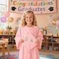 Personalized Graduation Gift • 2026 Kindergarten Graduation Gown and Cap