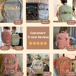 Personalized Kid Backpack • Kid Christmas Gift • Back to School image 7