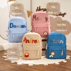 Personalized Kid Backpack • Kid Christmas Gift • Back to School image 4